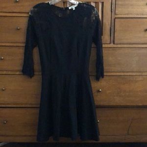 BB Dakota lacy dress with skater skirt, size small